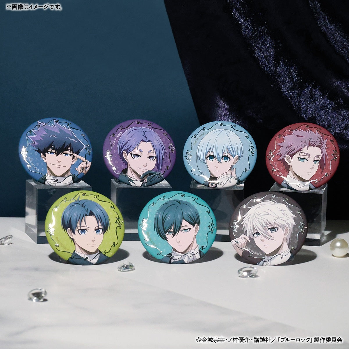 【Box/7】ブルーロック トレーディング箔押し缶バッジ アートコレクションVer.【予約商品】