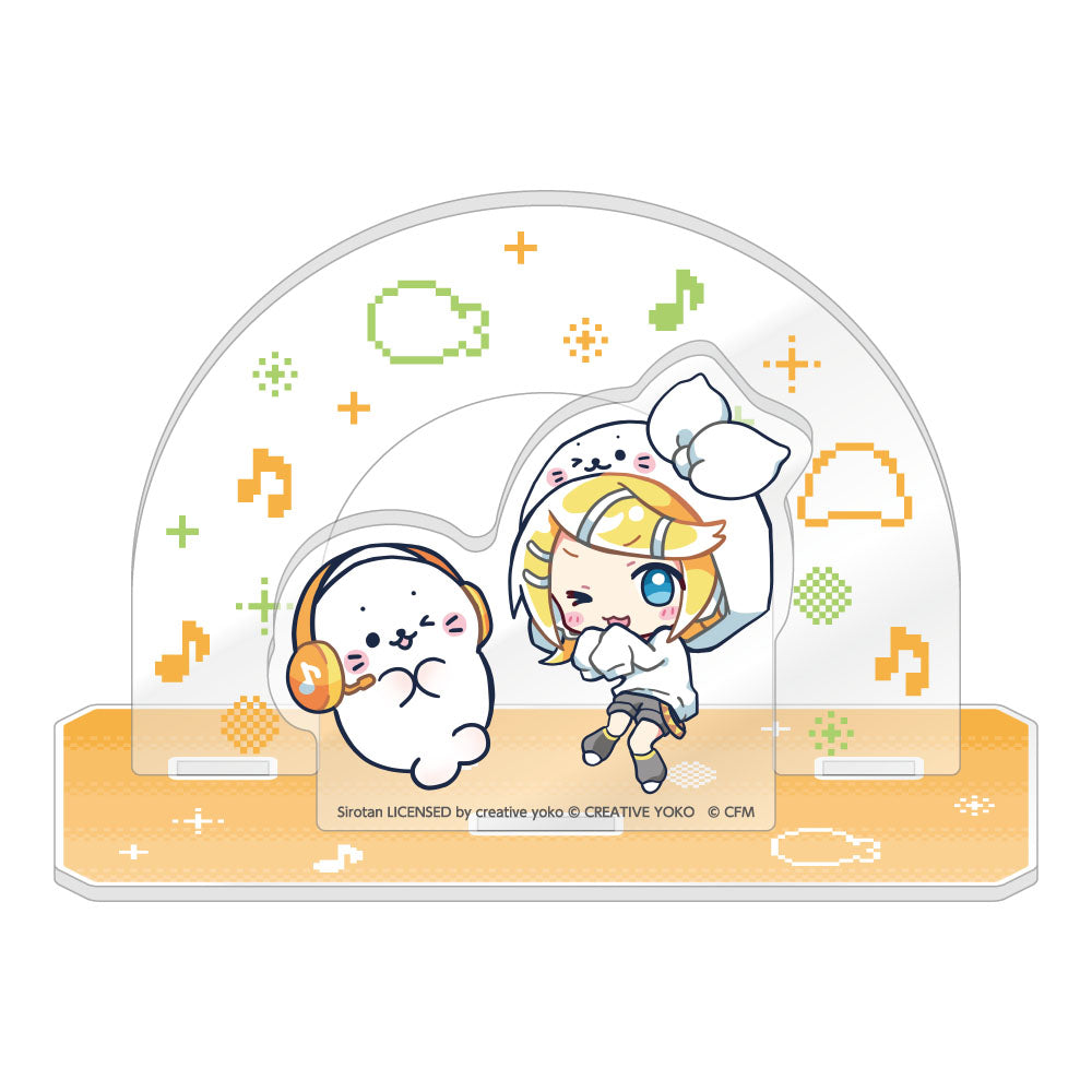 しろたん×初音ミク 第2弾 アクリルジオラマ 鏡音リン【予約商品】