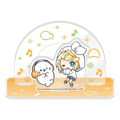 しろたん×初音ミク 第2弾 アクリルジオラマ 鏡音リン【予約商品】