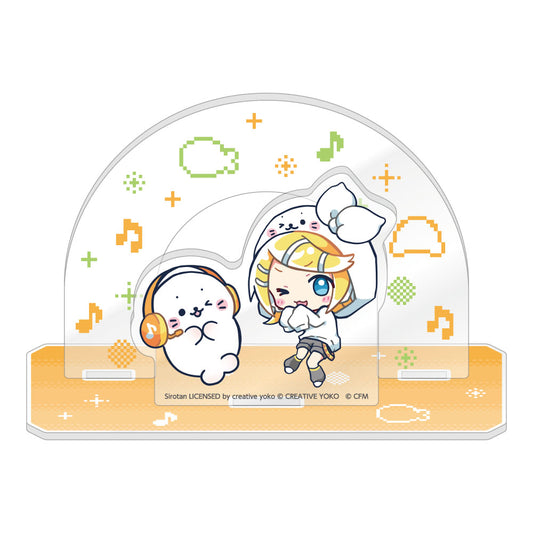 しろたん×初音ミク 第2弾 アクリルジオラマ 鏡音リン【予約商品】