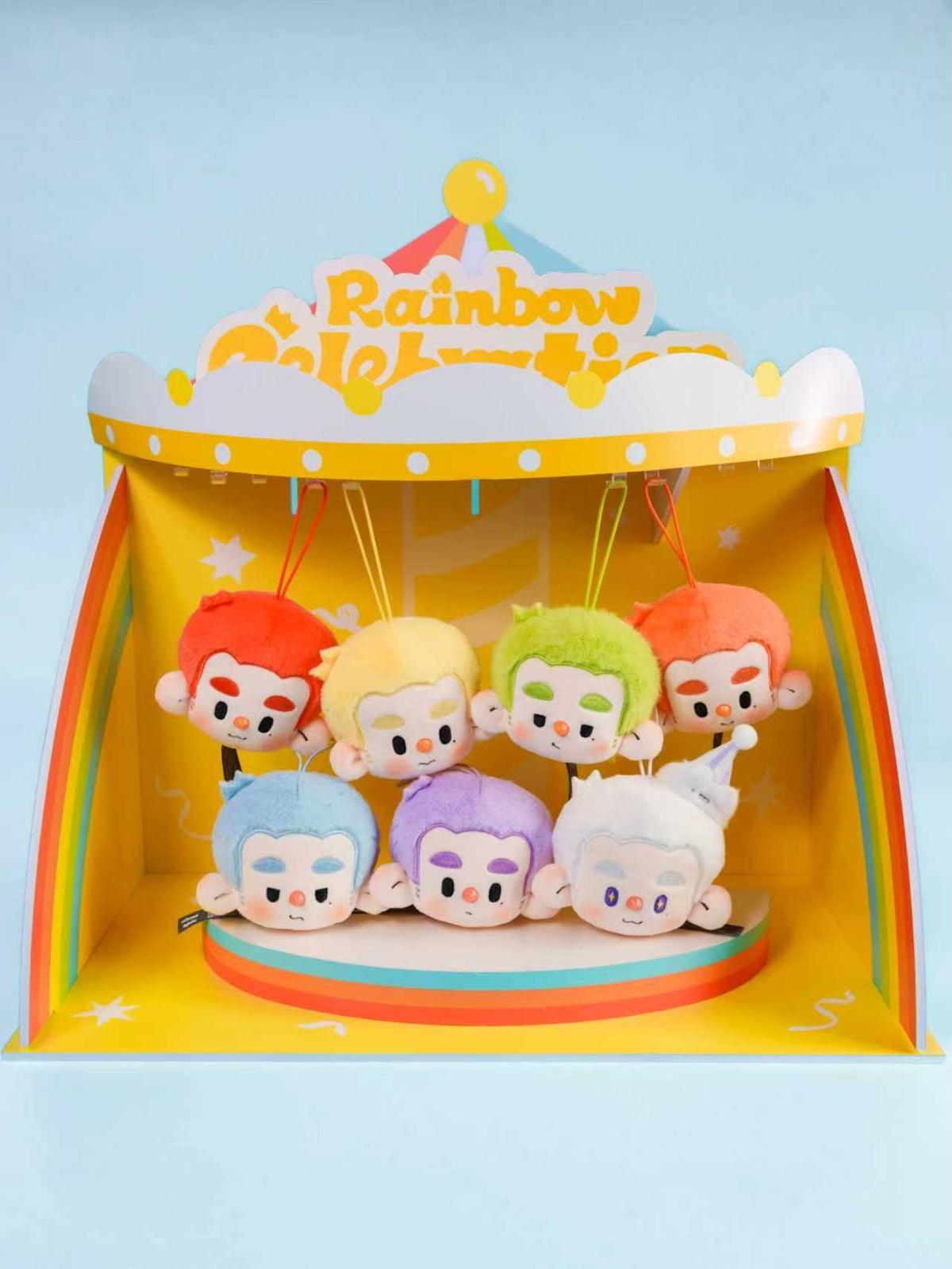 【Box/6】010_HUROBO レインボーセレブレーション ぬいぐるみペンダント【予約商品】