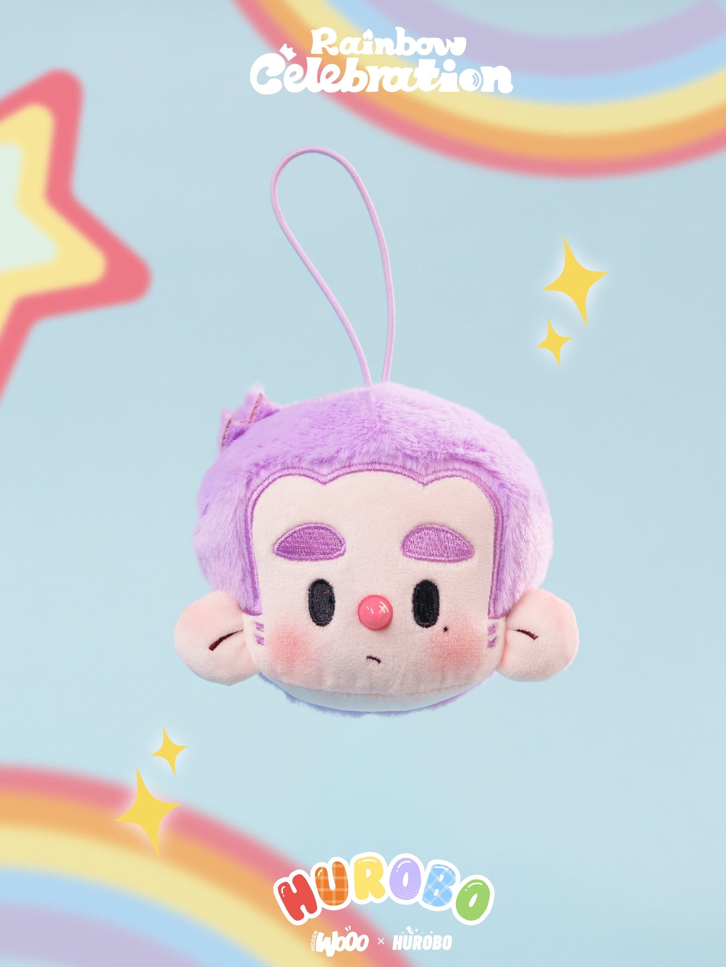 【Box/6】010_HUROBO レインボーセレブレーション ぬいぐるみペンダント【予約商品】