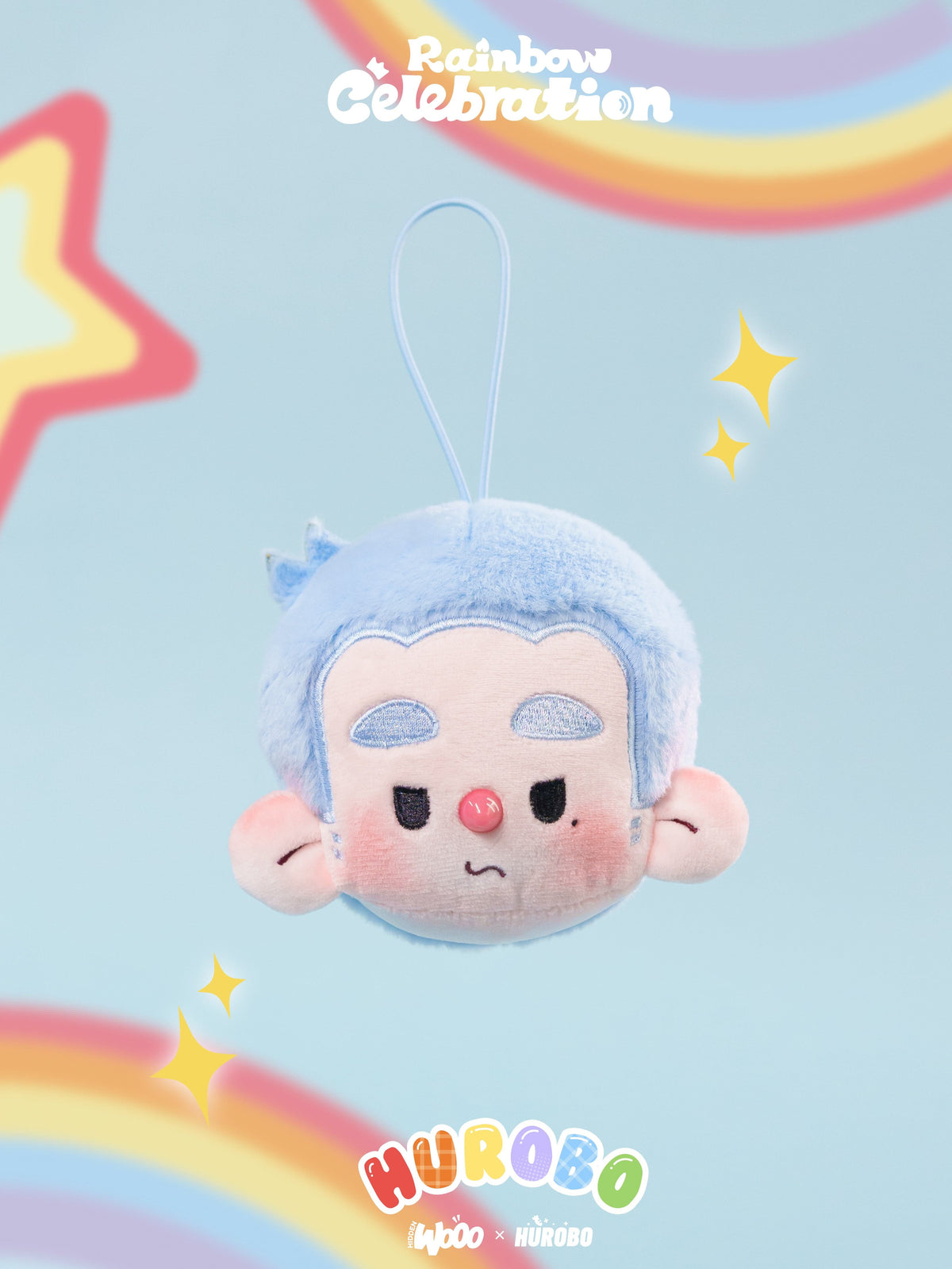 【Box/6】010_HUROBO レインボーセレブレーション ぬいぐるみペンダント【予約商品】