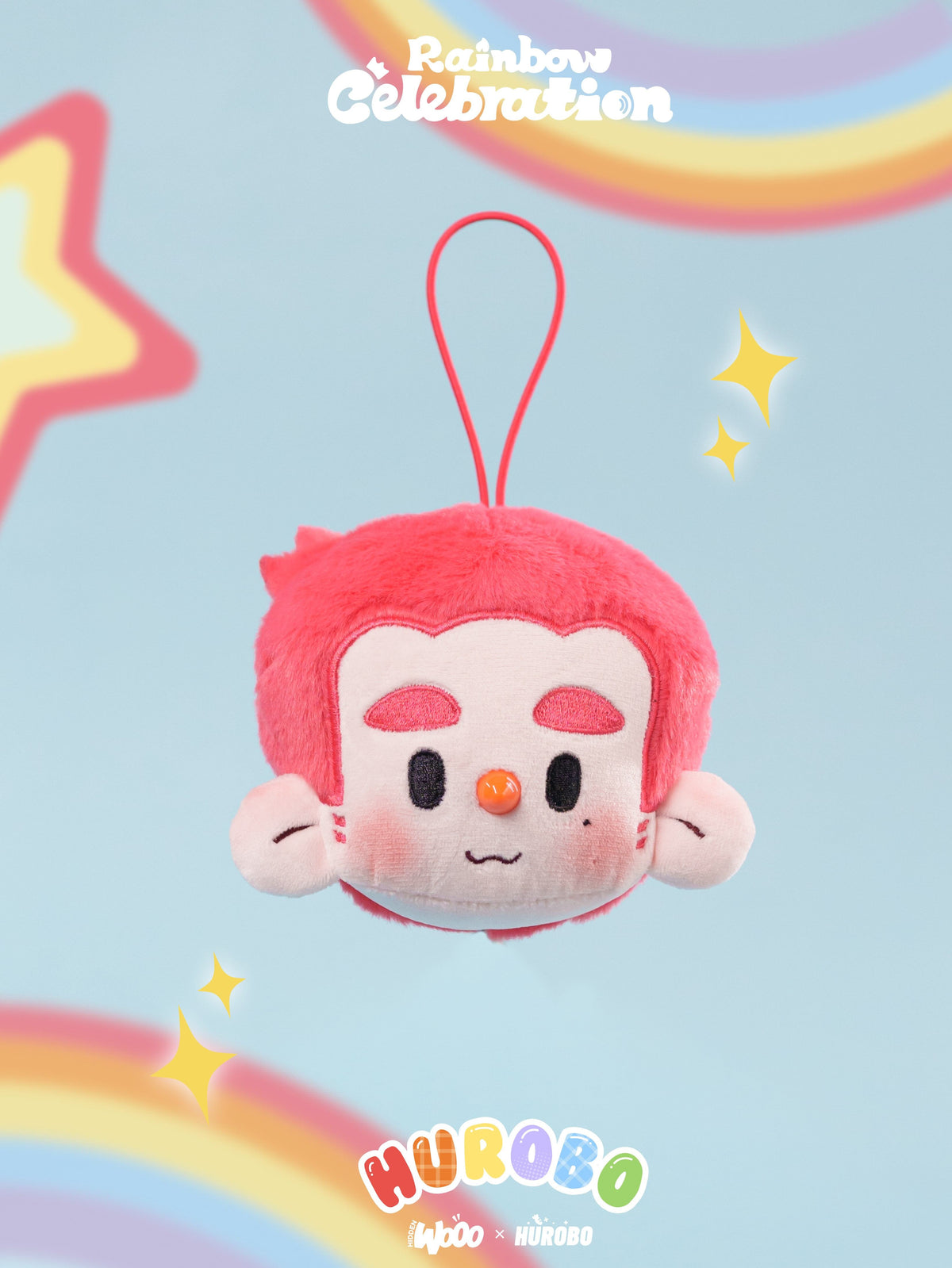 【Box/6】010_HUROBO レインボーセレブレーション ぬいぐるみペンダント【予約商品】