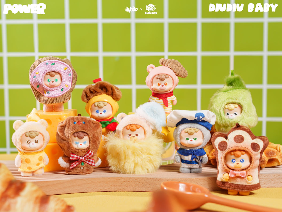 【Box/8】011_diudiu baby パワーベアシリーズ ブラインドボックス【予約商品】
