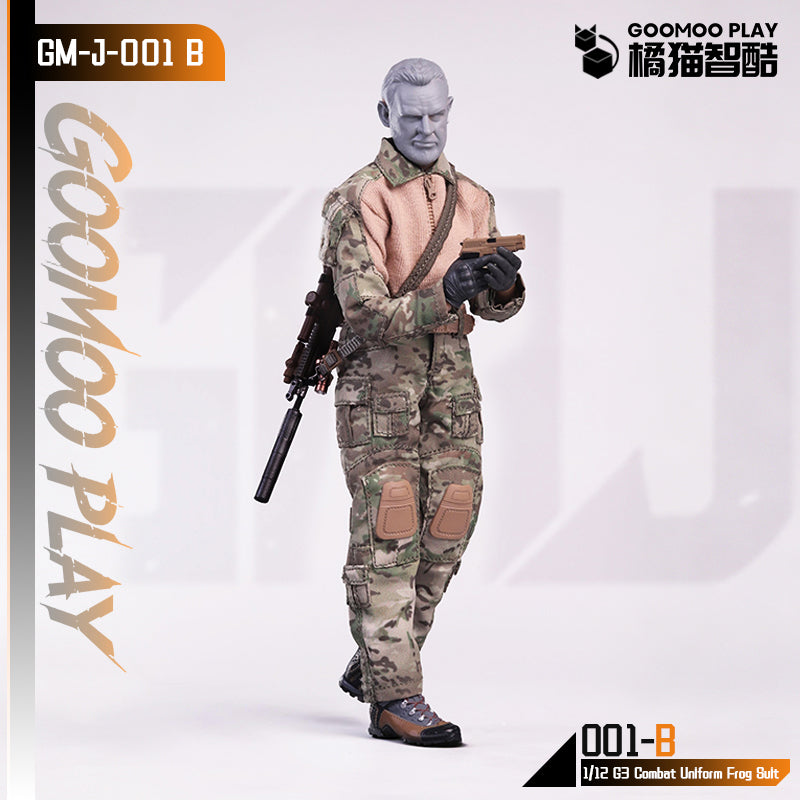 GOOMOO G3コンバットウェア 1/12スケール可動フィギュア用着せ替え服 GM-J-001-B【予約商品】
