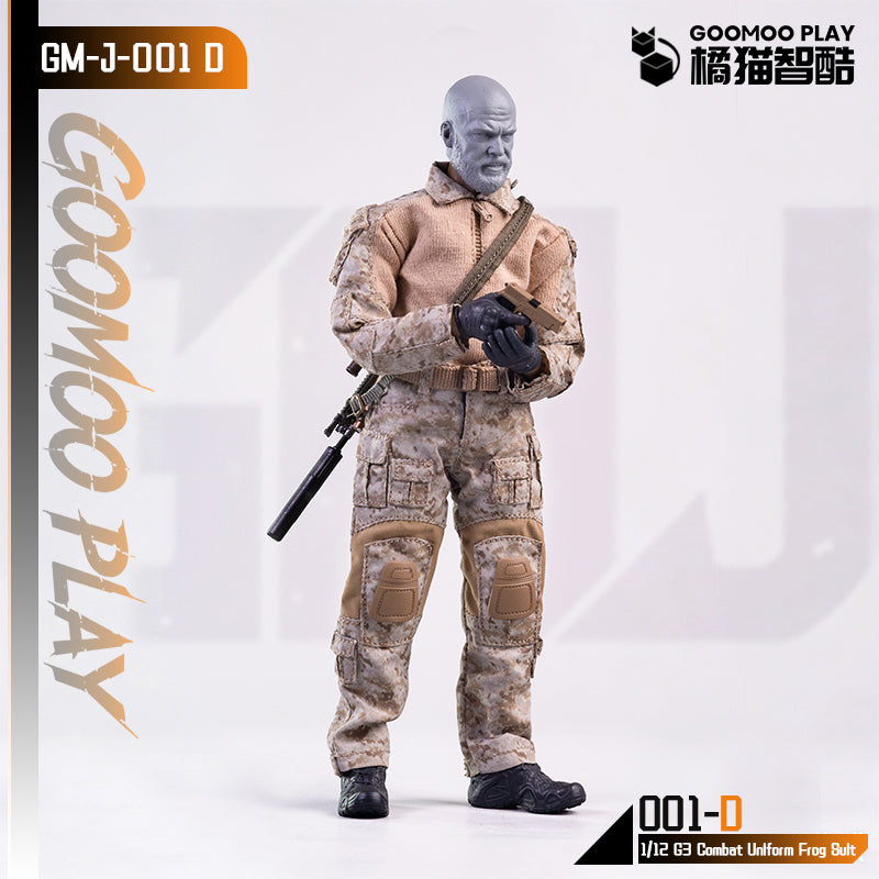 GOOMOO G3コンバットウェア 1/12スケール可動フィギュア用着せ替え服 GM-J-001-D【予約商品】