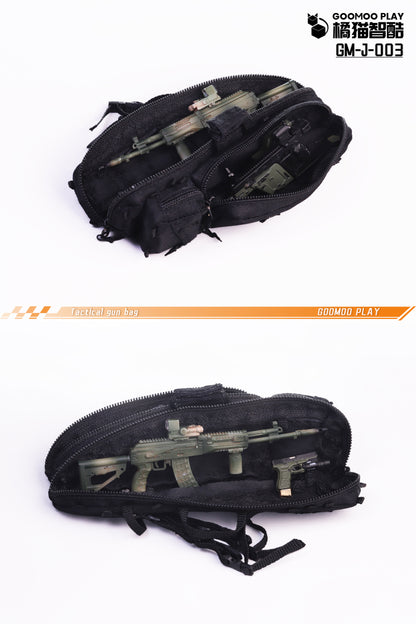 GOOMOO 1/12スケール可動フィギュア用 ガンケース GM-J-003C ブラック【予約商品】