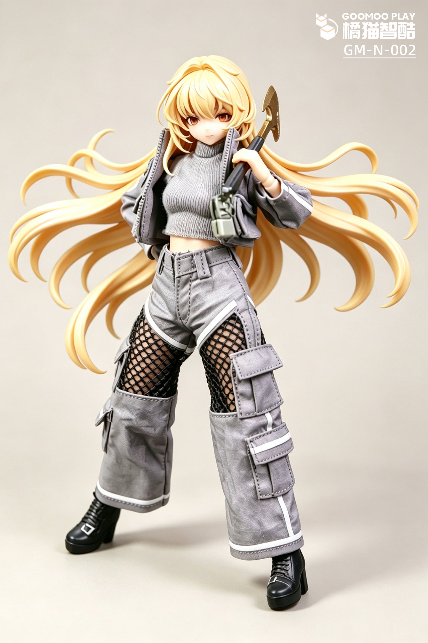 GOOMOO GM-N-002 グレーハンティングウェアセット 1/12スケール可動フィギュア用着せ替え服【予約商品】