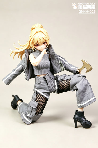 GOOMOO GM-N-002 グレーハンティングウェアセット 1/12スケール可動フィギュア用着せ替え服【予約商品】