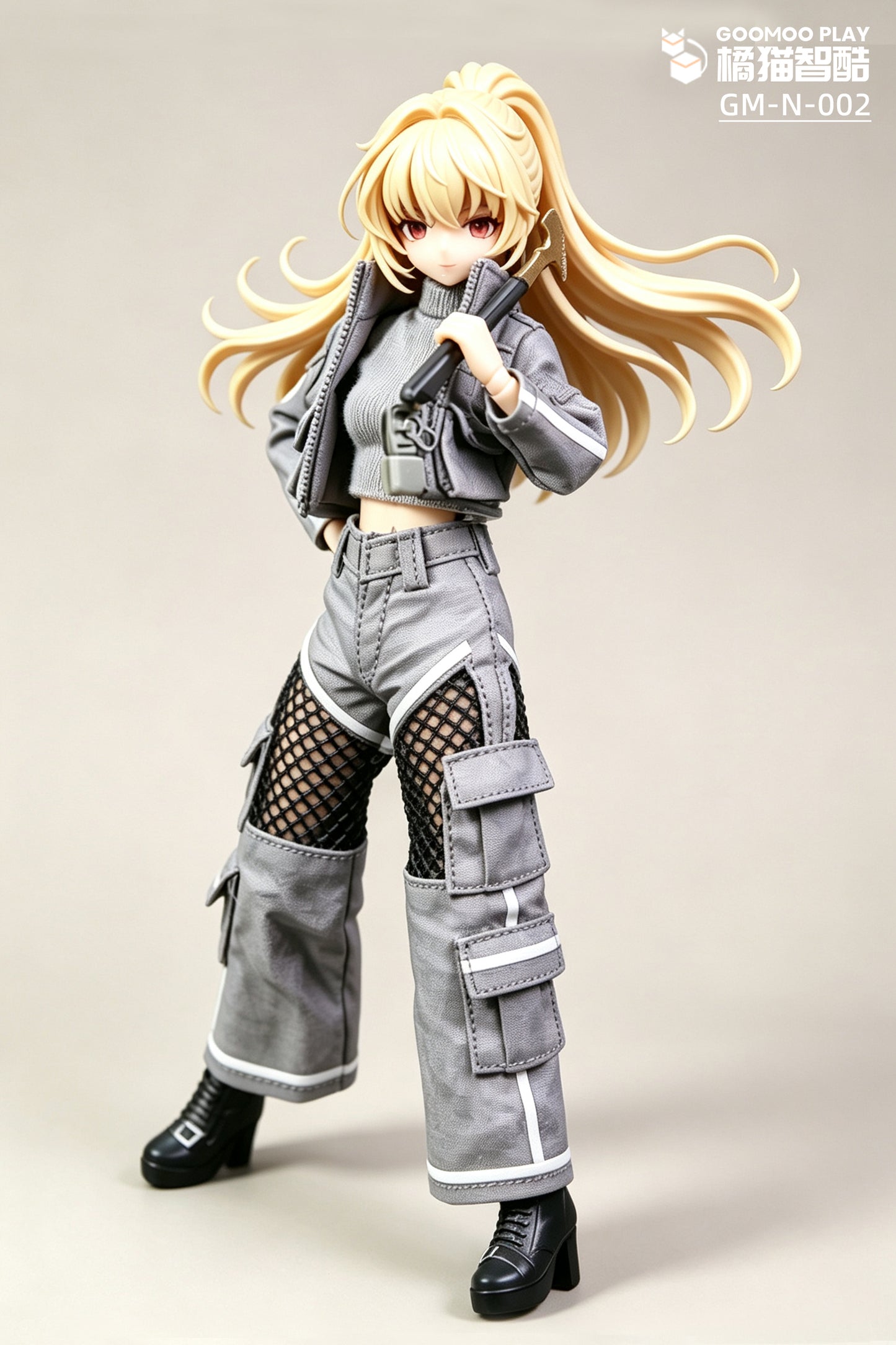 GOOMOO GM-N-002 グレーハンティングウェアセット 1/12スケール可動フィギュア用着せ替え服【予約商品】