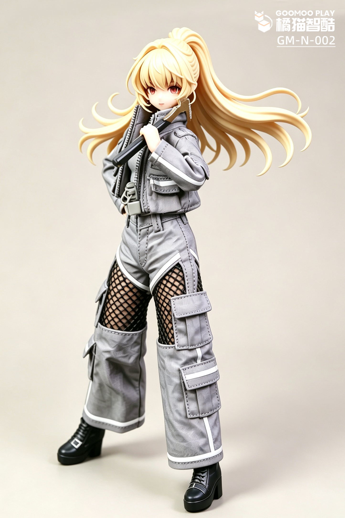 GOOMOO GM-N-002 グレーハンティングウェアセット 1/12スケール可動フィギュア用着せ替え服【予約商品】