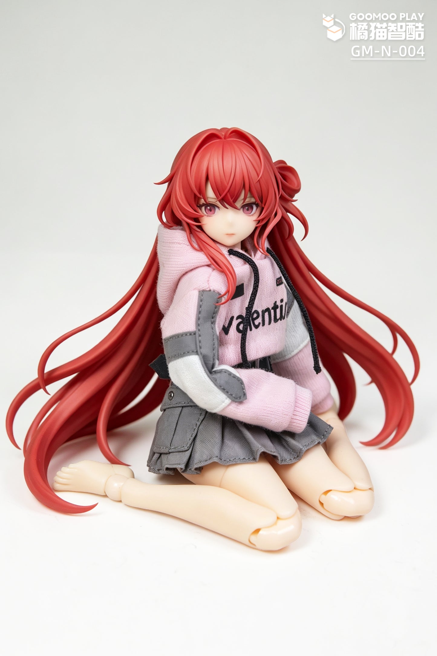 GOOMOO GM-N-004 パーカー&スカートセット 1/12スケール可動フィギュア用着せ替え服【予約商品】