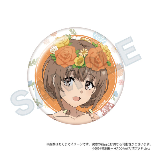 青春ブタ野郎シリーズ ちょいデカ缶バッジ 花冠Ver. 梓川花楓【予約商品】