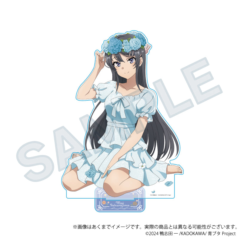 青春ブタ野郎シリーズ 特大アクリルスタンド 花冠Ver. 桜島麻衣【予約商品】