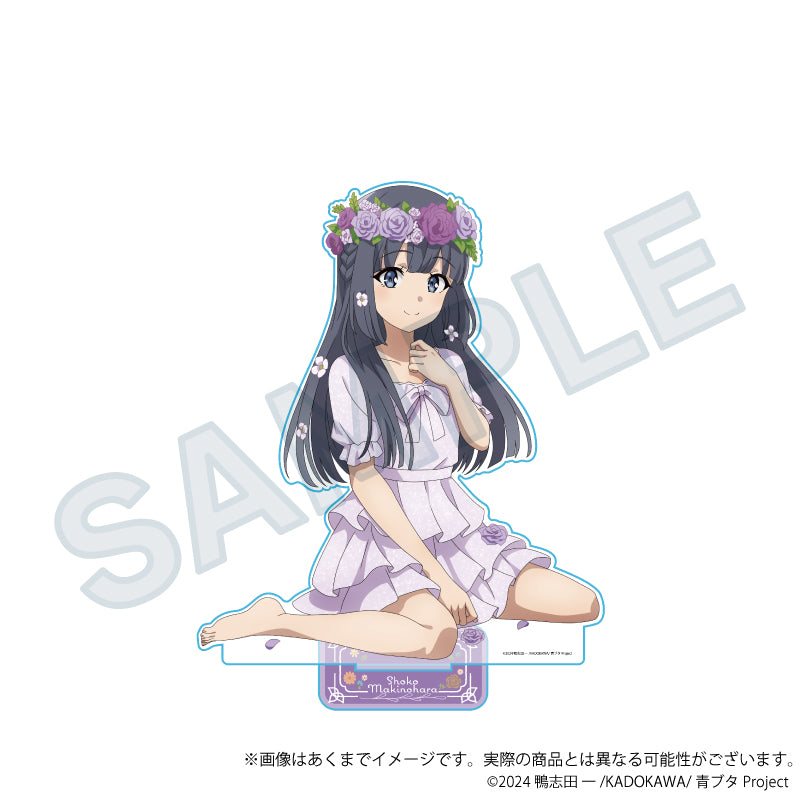 青春ブタ野郎シリーズ 特大アクリルスタンド 花冠Ver. 牧之原翔子【予約商品】