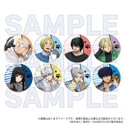 【Box/8】SAKAMOTO DAYS トレーディング缶バッジ 猫と戯れVer.【予約商品】