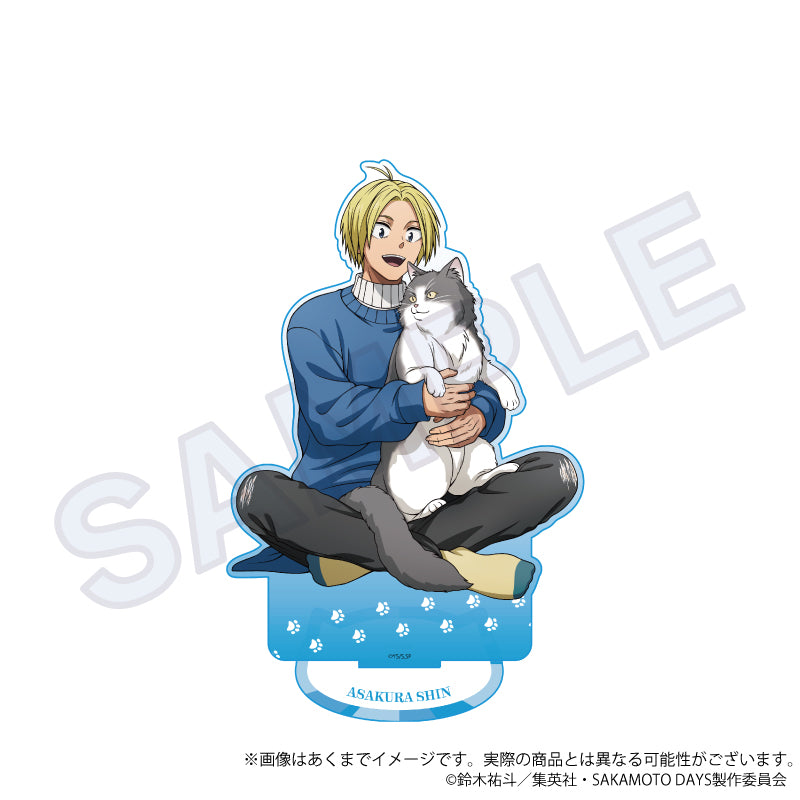 SAKAMOTO DAYS ビッグアクリルスタンド 猫と戯れVer. 朝倉シン【予約商品】