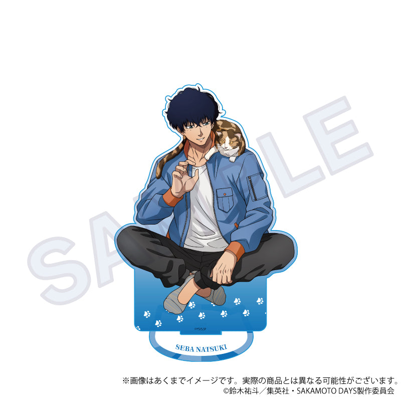 SAKAMOTO DAYS ビッグアクリルスタンド 猫と戯れVer. 勢羽夏生【予約商品】