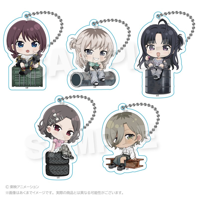 【Box/5】ガールズバンドクライ トレーディングミニキャラアクリルキーホルダー 路地裏Ver.【予約商品】