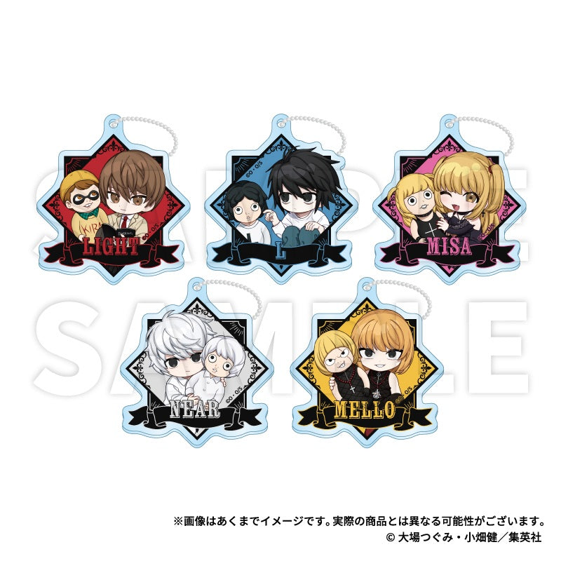 【Box/5】DEATH NOTE トレーディングアクリルキーホルダー 指人形Ver.【予約商品】
