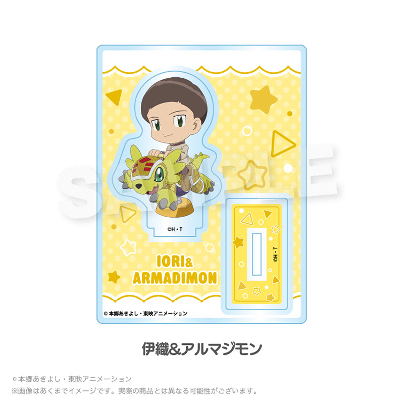 デジモンアドベンチャー02 ミニキャラスタンド 遊具Ver. 伊織&アルマジモン【予約商品】
