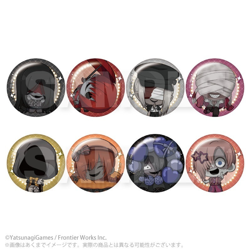 【Box/8】文字化化 トレーディングミニキャラ缶バッジ アイドルVer.【予約商品】