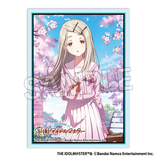 学園アイドルマスター イラストスリーブMAT 光景 '25桜 篠澤広【予約商品】