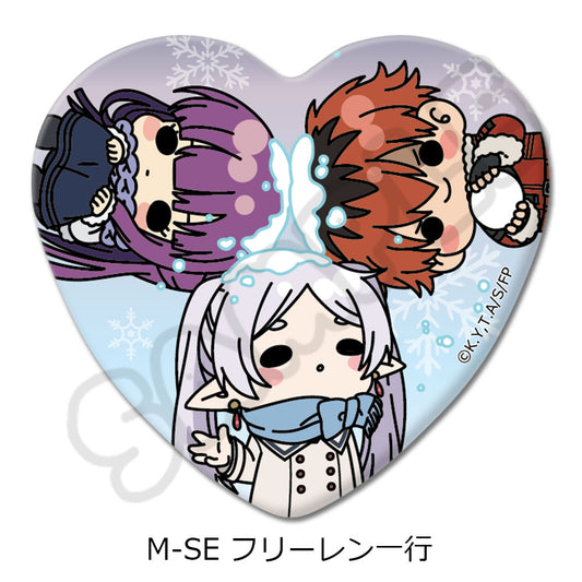 葬送のフリーレン 第2弾 ハート型缶バッジ M-SE フリーレン一行【予約商品】