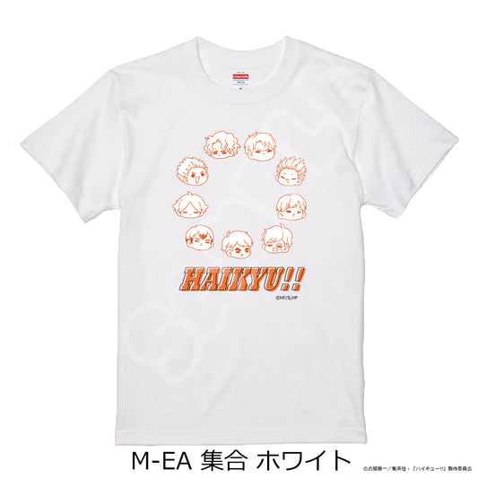 ハイキュー!! 第11弾 Tシャツ M-EA 集合 ホワイト XLサイズ【予約商品】