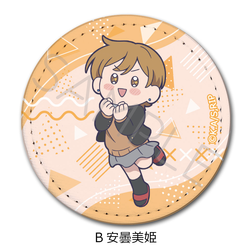 氷の城壁 レザーバッジ B 安曇美姫【予約商品】