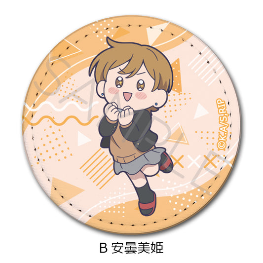 氷の城壁 レザーバッジ B 安曇美姫【予約商品】