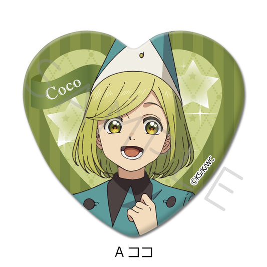 とんがり帽子のアトリエ ハート型缶バッジ A ココ【予約商品】