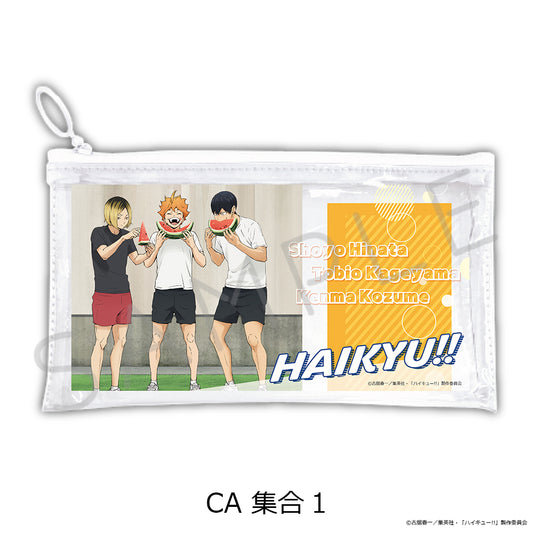 ハイキュー!! 第13弾 フラットクリアポーチ CA 集合1【予約商品】