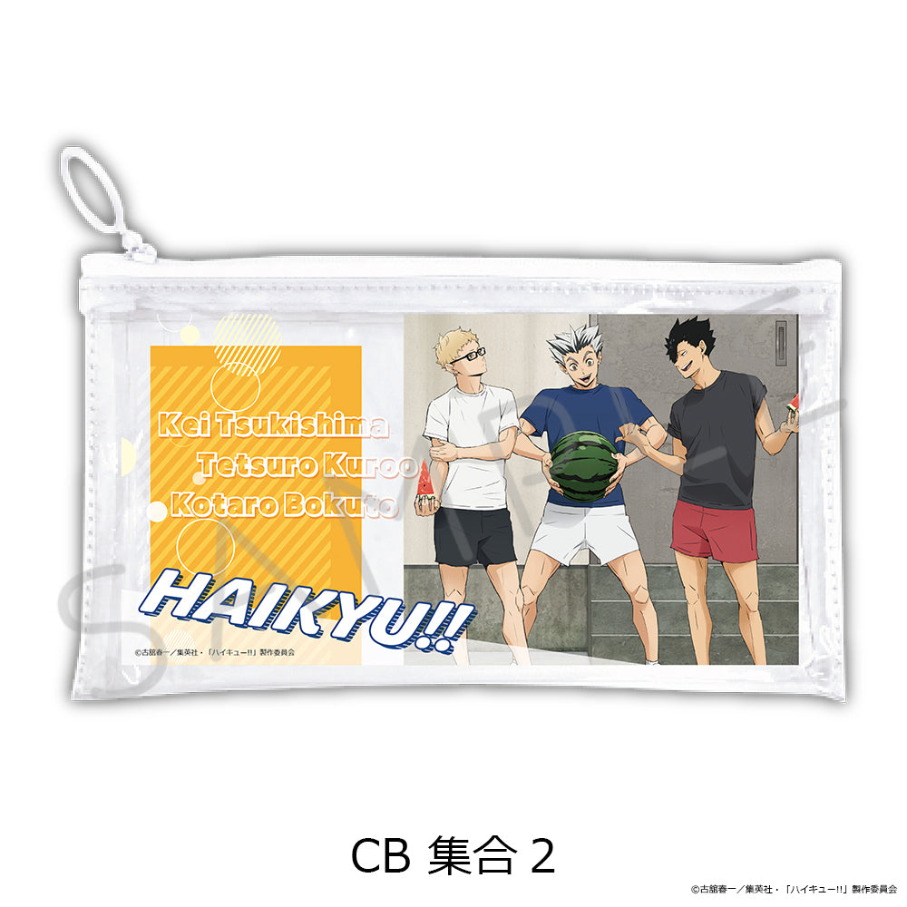 ハイキュー!! 第13弾 フラットクリアポーチ CB 集合2【予約商品】