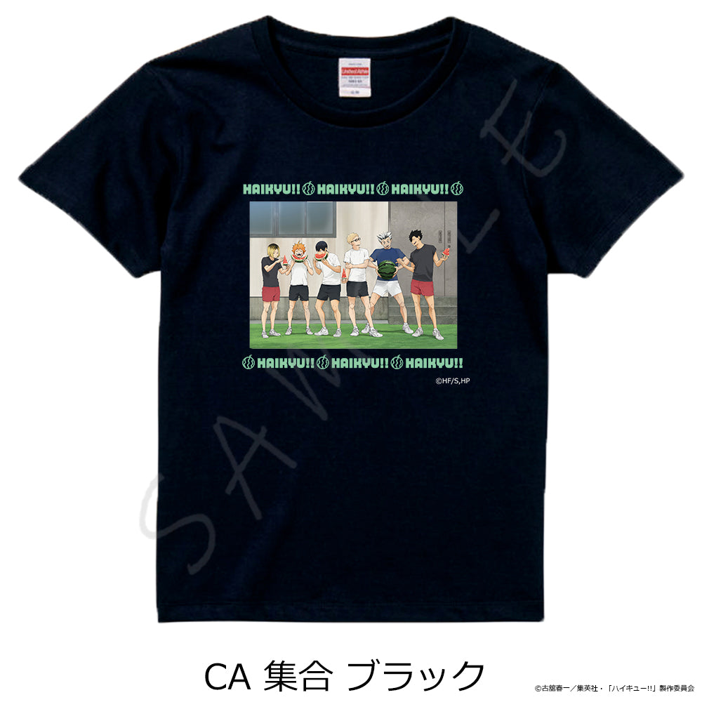 ハイキュー!! 第13弾 Tシャツ CA 集合 ブラック XLサイズ【予約商品】
