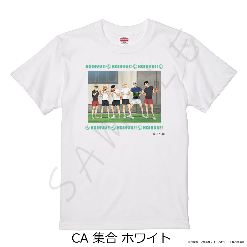 ハイキュー!! 第13弾 Tシャツ CA 集合 ホワイト Mサイズ【予約商品】