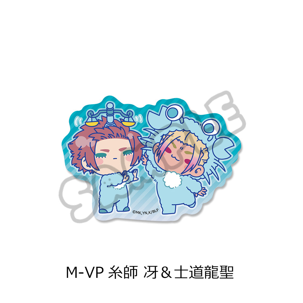 ブルーロック 第11弾 クリアステッカー M-VP 糸師冴&士道龍聖【予約商品】