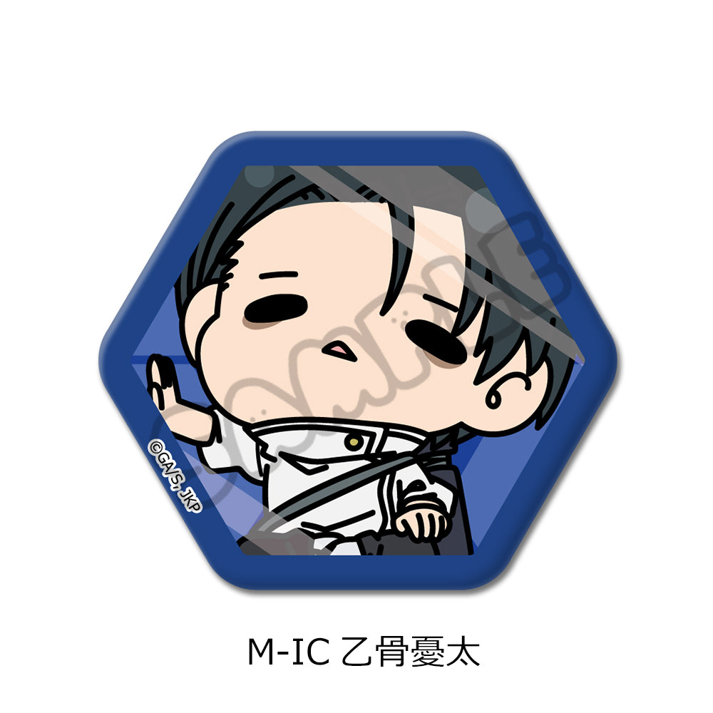 呪術廻戦 第3期 死滅回游 第3弾 六角形缶バッジ M-IC 乙骨憂太【予約商品】