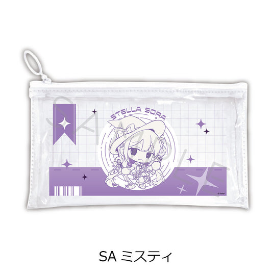 ステラソラ 第2弾 フラットクリアポーチ SA ミスティ【予約商品】