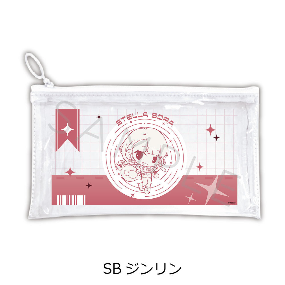 ステラソラ 第2弾 フラットクリアポーチ SB ジンリン【予約商品】