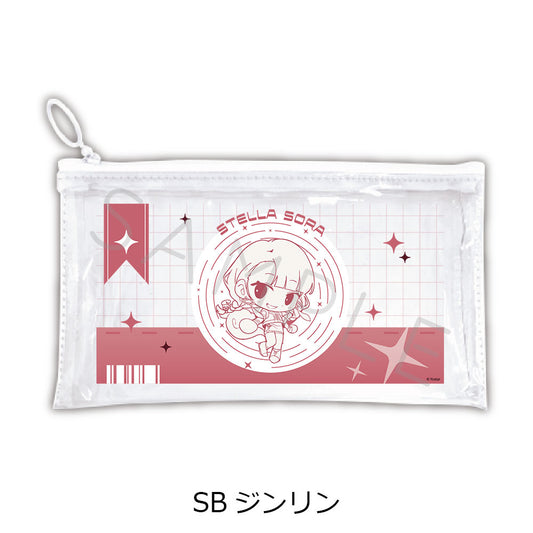 ステラソラ 第2弾 フラットクリアポーチ SB ジンリン【予約商品】