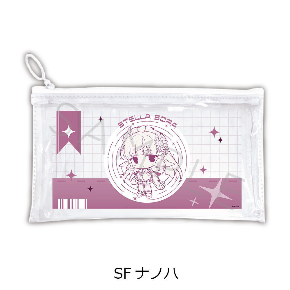 ステラソラ 第2弾 フラットクリアポーチ SF ナノハ【予約商品】