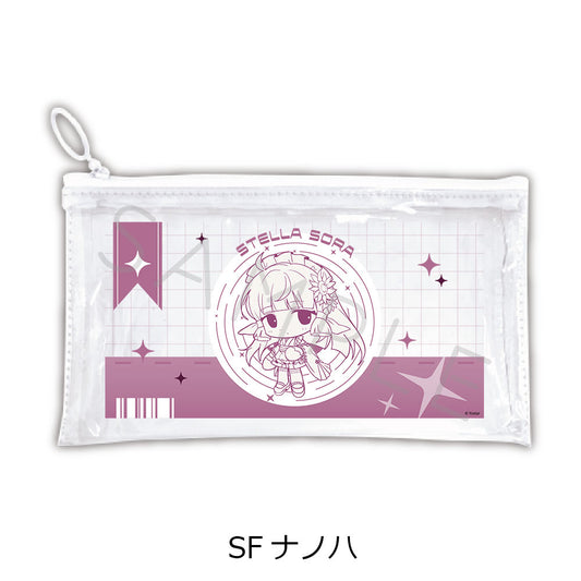ステラソラ 第2弾 フラットクリアポーチ SF ナノハ【予約商品】