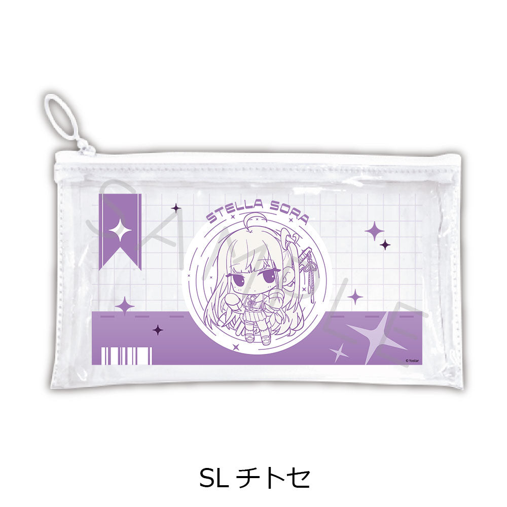 ステラソラ 第2弾 フラットクリアポーチ SL チトセ【予約商品】