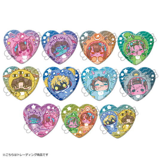 【Box/11】銀河特急 ミルキー☆サブウェイ ハート型缶バッジ(mochocho第2弾)【予約商品】