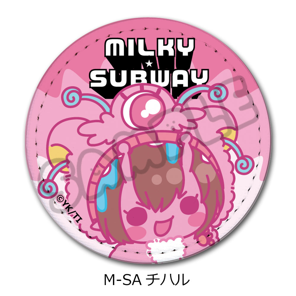 銀河特急 ミルキー☆サブウェイ レザーバッジ(丸形)(mochocho第2弾) M-SA チハル【予約商品】