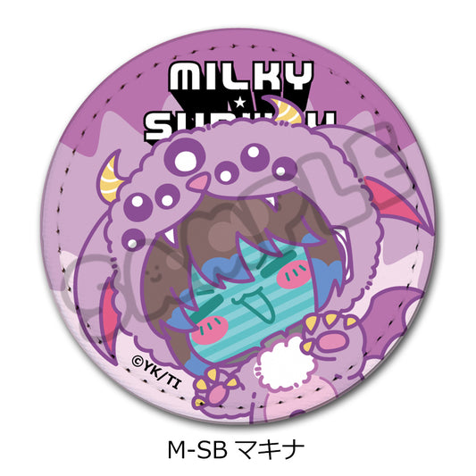 銀河特急 ミルキー☆サブウェイ レザーバッジ(丸形)(mochocho第2弾) M-SB マキナ【予約商品】