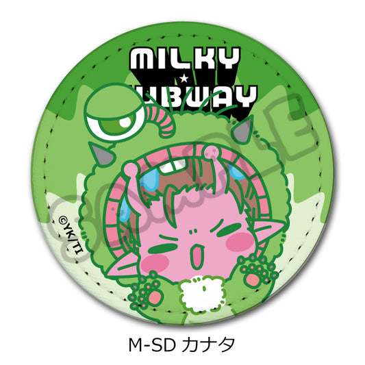銀河特急 ミルキー☆サブウェイ レザーバッジ(丸形)(mochocho第2弾) M-SD カナタ【予約商品】
