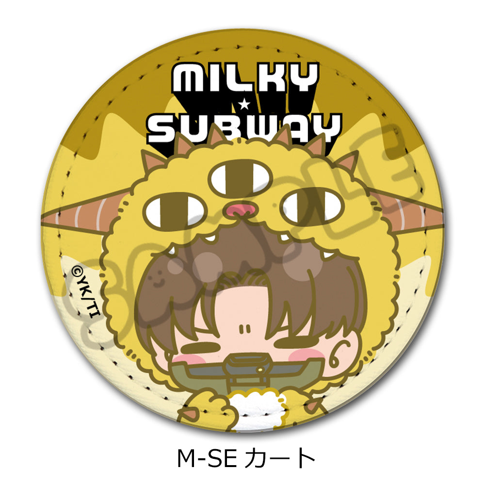 銀河特急 ミルキー☆サブウェイ レザーバッジ(丸形)(mochocho第2弾) M-SE カート【予約商品】